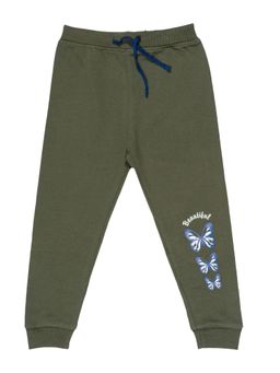 Bodycare - Girls Solid Trackpant - Hulk Green
