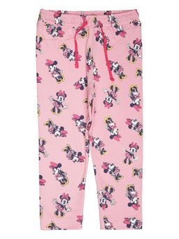 Bodycare - Girls Minnie & Friends Printed Trackpant - Dark Pink