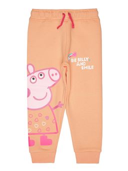 Bodycare - Girls Peppa Pig Printed Trackpant - Lite Peach