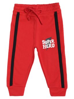 Bodycare - Boys Cotton Trackpant Solid Red Medium