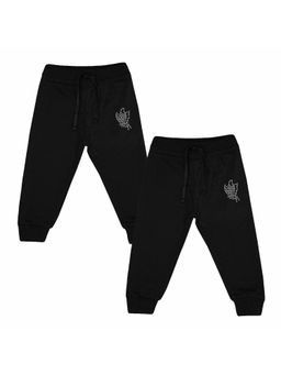 Bodycare - Girls Solid Antiviral Trackpant - Black (Pack of 2)