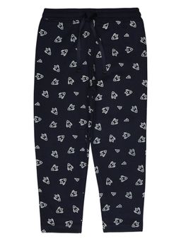 Bodycare - Boys Printed Trackpant - Navy