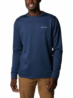Columbia - Mens Navy Omni-Wick Park View Crew Pullover