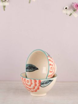 Freedom Tree - Chrysanthemum Ceramic Soup Bowl (Set of 4)