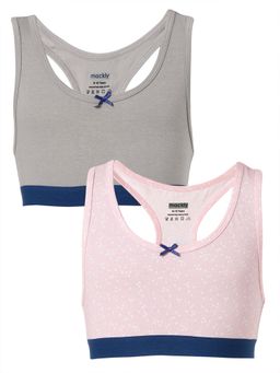 mackly - Girls Racer Back Beginners Bra (Pack of 2)