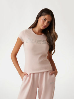 Guess - Kiara Cotton Blend Printed T-Shirt