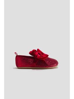 H&M - Girls Red Bow-Detail Ballerina Flats