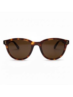 CR7 - By Cristiano Ronaldo Mens Demi Brown Round Sunglass (145)