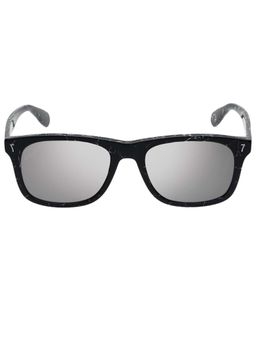 CR7 - By Cristiano Ronaldo Mens Black Marble Print Rectangular Sunglass (145)