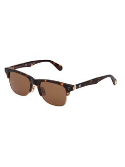 CR7 - By Cristiano Ronaldo Mens Demi Brown Silver Bowline Sunglass (145)