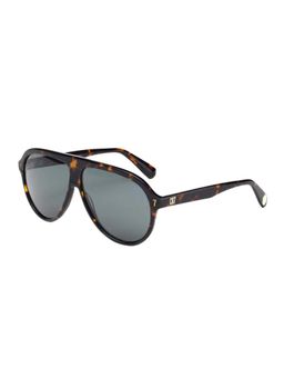 CR7 - By Cristiano Ronaldo Mens Dark Demi Brown Large Aviator Sunglass (145)