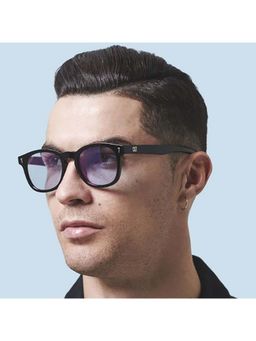 CR7 - By Cristiano Ronaldo Mens Black Rectangular Sunglass (145)