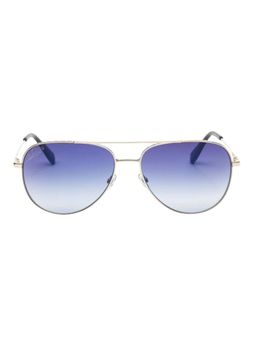 CR7 - By Cristiano Ronaldo Mens Large Silver Aviator Sunglass (150)