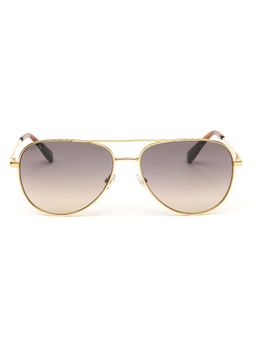 CR7 - By Cristiano Ronaldo Mens Large Golden Aviator Sunglass (150)