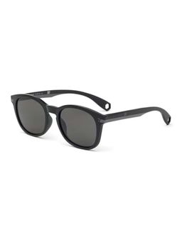 CR7 - By Cristiano Ronaldo Unisex Rubber Finish Black Grey Round Sporty Sunglass (145)