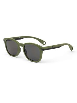 CR7 - By Cristiano Ronaldo Unisex Rubber Finish Green Black Round Sporty Sunglass (145)