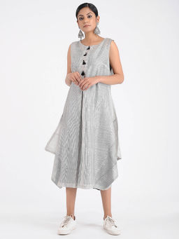 Sonal Kabra - Waterfall Dress & Slip (Set of 2)