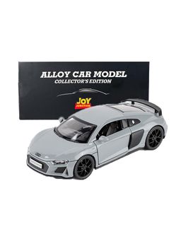 Joy Junction - AUDI R8 Model Car 1:32 Metal Pull Back Toy car Grey