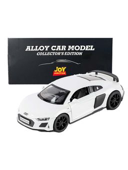 Joy Junction - AUDI R8 Model Car 1:32 Metal Pull Back Toy car White