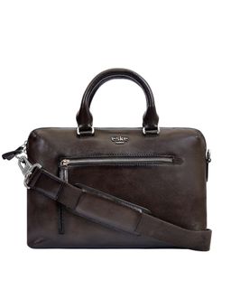 Eske - Emil Laptop Bag, Upto 13" Brown Hand-Stitched Vegetable Tanned
