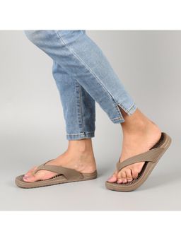 Indifeet - Brown Comfortable Acupressure Flipflops