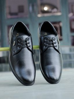 LIBERTY - Men Fortune HOL-130E Formal Black Lacing Derbies