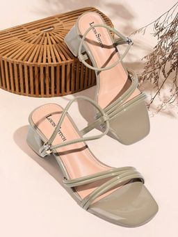 Louis Stitch - Women Pastel Green Block Heels