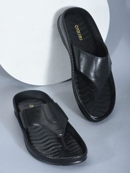 LIBERTY - Coolers META-1 Black Casual Sandals for Men