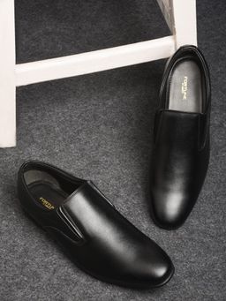 LIBERTY - Men Fortune ROBERT-1 Formal Black Non Lacing Loafers