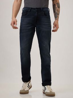 Spykar - Black Solid Slim Fit Jeans