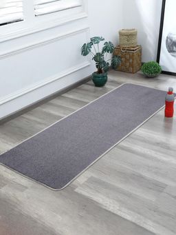 Saral Home - Cotton Yoga Mat-Runner-Blue-60X180 Cm