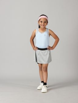KiddoPanti - Girls Multi-Color Tank Top & Skort