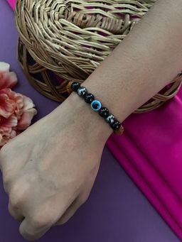 Digital Dress Room - Evil Eye The Nazar Batu Rudraksha Bracelet