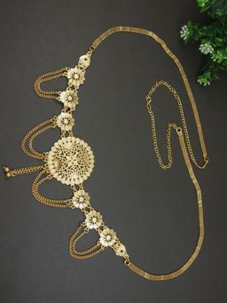 I Jewels - Traditional Gold Plated Adjustable Kamarband for Women