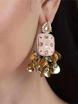 Dugran By Dugristyle - Gulaabi Drop Earring