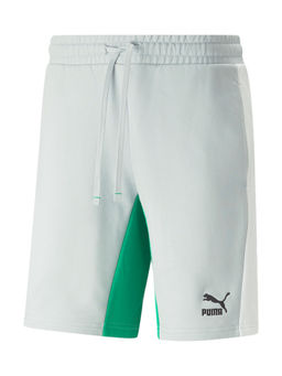 Puma - Classics Block 8" Mens Gray Shorts