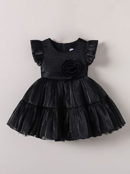 Hopscotch - Floral Applique Party Dress