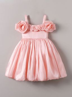 Hopscotch - Floral Applique Party Dress