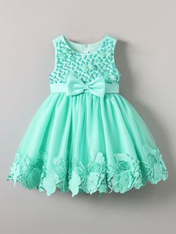 Hopscotch - Floral Applique Lace & Tulle Party Dresses