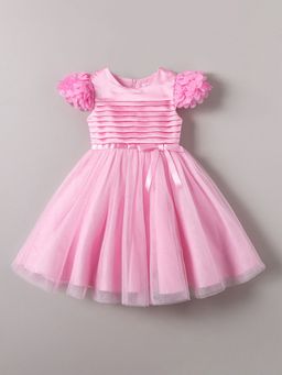 Hopscotch - Bow Applique Party Dress