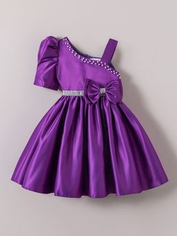 Hopscotch - Bow Applique Party Dress