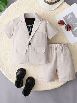 Hopscotch - 3-Piece Graphic Print T-Shirt, Jacket And Shorts