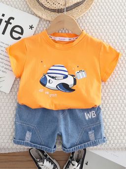 Hopscotch - 2-Piece Pure Cotton T-Shirt And Shorts