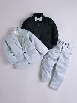Hopscotch - 3-Piece Formal Shirt And Pants With Blazer