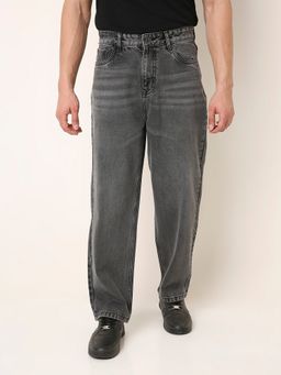 BLNK - Washed Grey Baggy Fit Denim Jeans