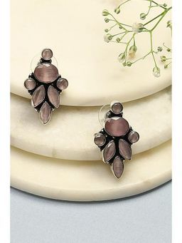 Biba - Lilac Brass Earrings