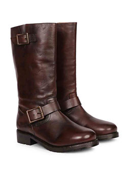 Saint G - Audette Brown Leather Calf Boots