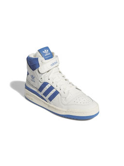 adidas Originals - Forum 8 Hi Men Off White & Blue Casual Sneakers