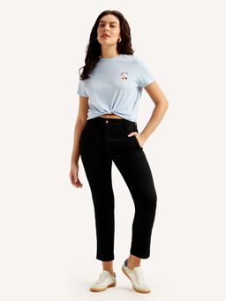 Levi's - Women High Rise Wedgie Straight Fit Black Jeans