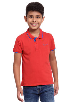 Pepe Jeans - Boys Red Polo T-shirt
